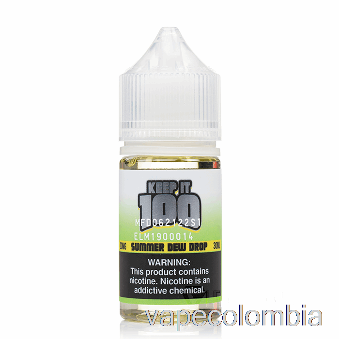 Vape Desechable Gota De Rocío De Verano - Mantenlo 100 Sales - 30ml 50mg